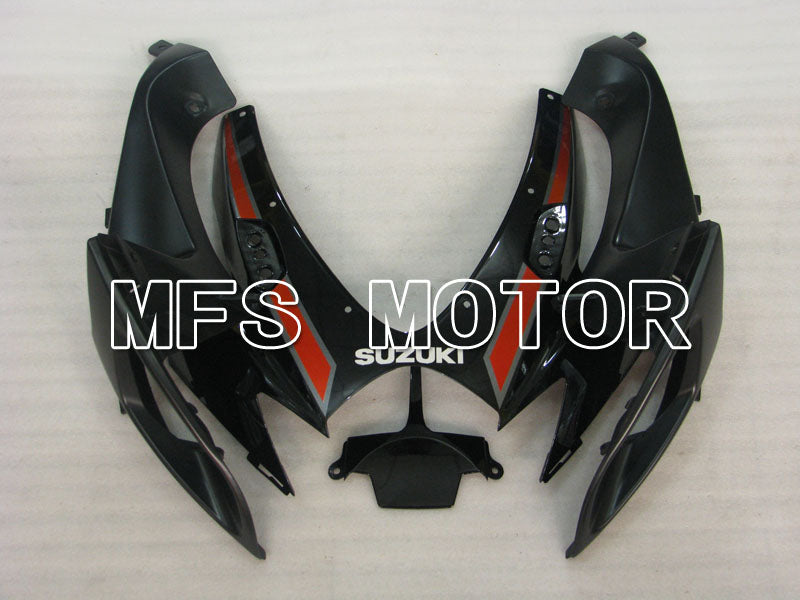 Suzuki GSXR600 GSXR750 2006-2007 Injection ABS Fairing - Factory Style - Black Red wine color - MFS2365 - Fairings Kit