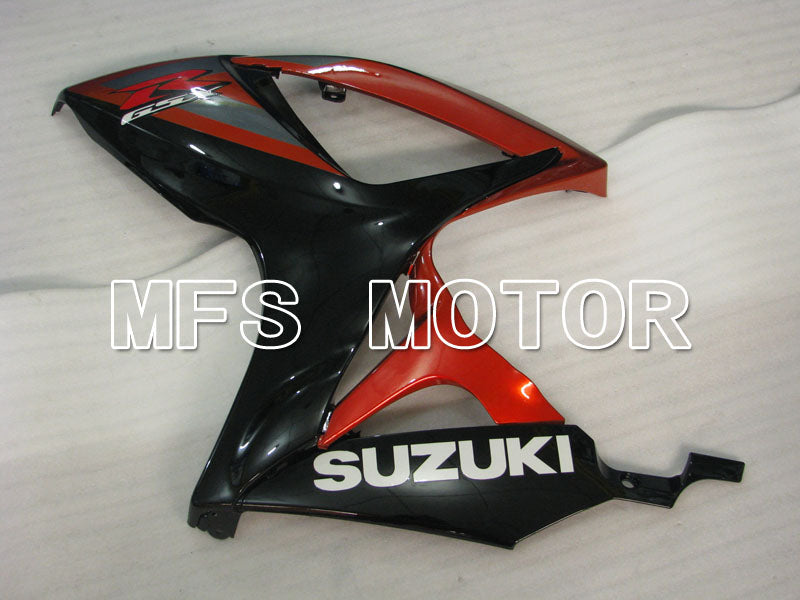 Suzuki GSXR600 GSXR750 2006-2007 Injection ABS Fairing - Factory Style - Black Red wine color - MFS2365 - Fairings Kit