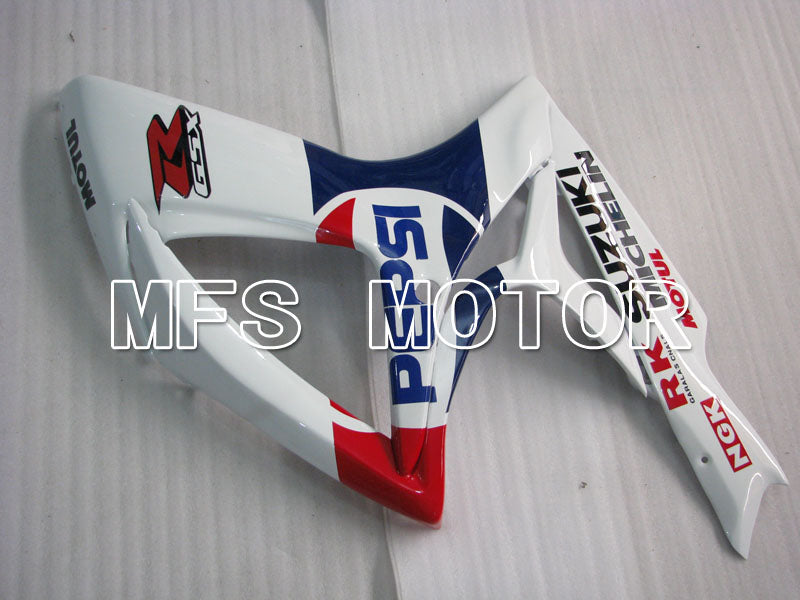 Suzuki GSXR600 GSXR750 2006-2007 Injection ABS Fairing - PEPSI - White - MFS2366 - Fairings Kit