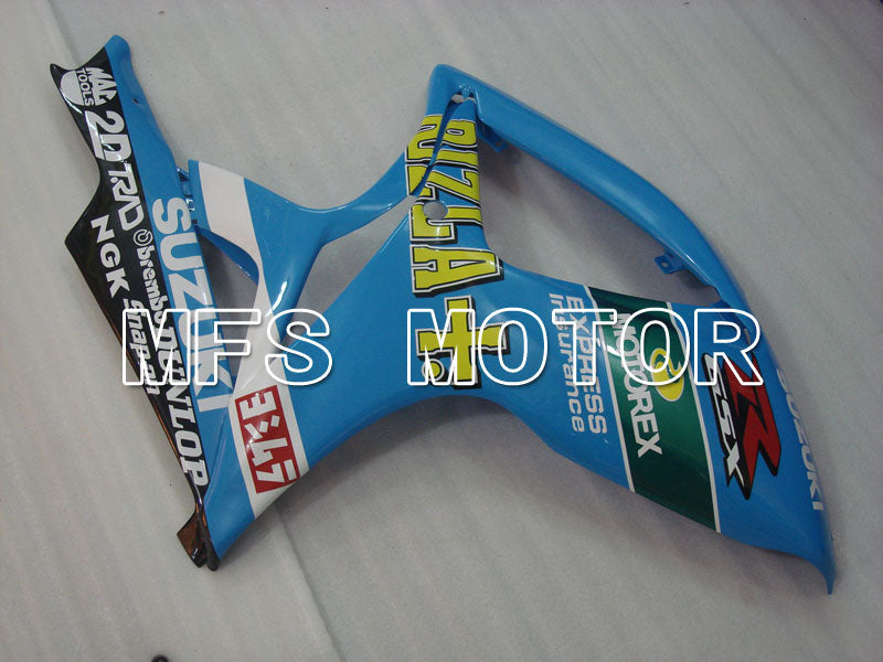 Suzuki GSXR600 GSXR750 2006-2007 Injection ABS Fairing - Rizla+ - Blue - MFS2367 - Fairings Kit