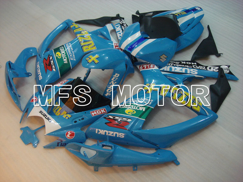 Suzuki GSXR600 GSXR750 2006-2007 Injection ABS Fairing - Rizla+ - Blue - MFS2367 - Fairings Kit
