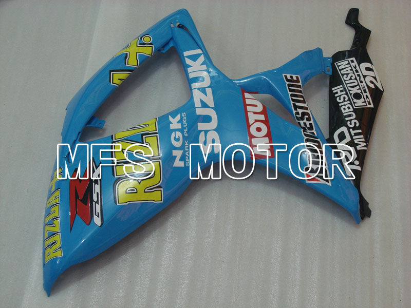 Suzuki GSXR600 GSXR750 2006-2007 Injection ABS Fairing - Rizla+ - Blue - MFS2369 - Fairings Kit