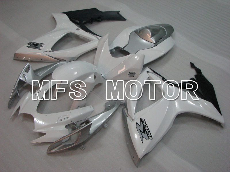 Suzuki GSXR600 GSXR750 2006-2007 Injection ABS Fairing - Factory Style - White - MFS2380 - Fairings Kit