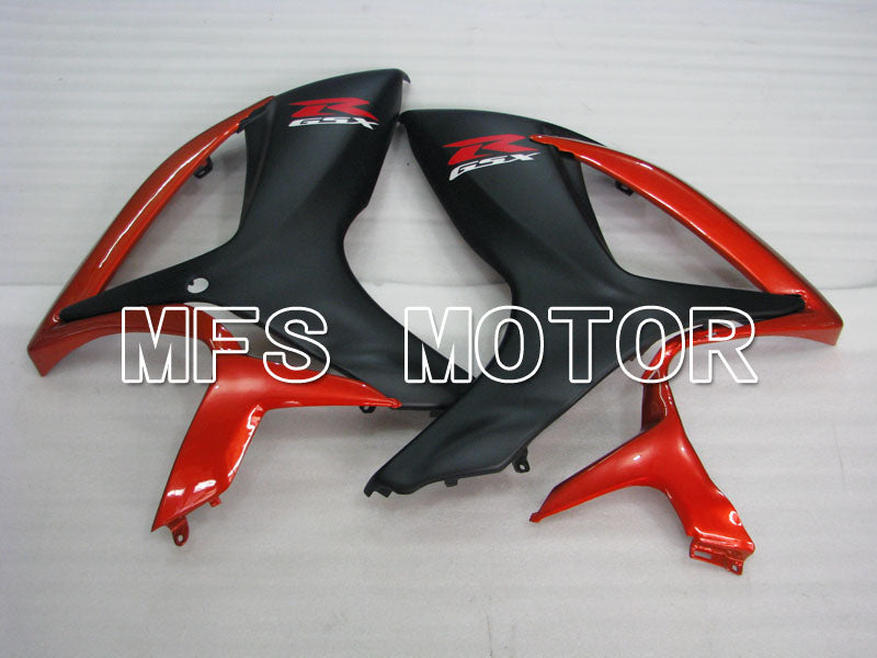 Suzuki GSXR600 GSXR750 2006-2007 Injection ABS Fairing - Factory Style - Black Red wine color - MFS2383 - Fairings Kit