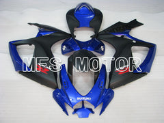 Suzuki GSXR600 GSXR750 2006-2007 Injection ABS Fairing - Factory Style - Blue Black - MFS2385 - Fairings Kit