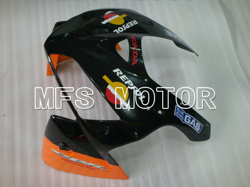 Honda CBR600RR 2005-2006 Injection ABS Fairing - Repsol - Orange Red Black - MFS2387 - Fairings Kit