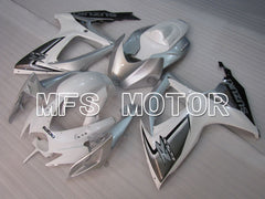 Suzuki GSXR600 GSXR750 2006-2007 Injection ABS Fairing - Factory Style - White Silver - MFS2398 - Fairings Kit