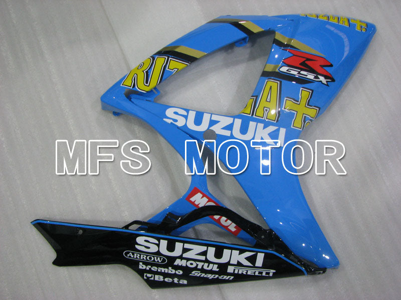 Suzuki GSXR600 GSXR750 2006-2007 Injection ABS Fairing - Rizla+ - Blue - MFS2405 - Fairings Kit