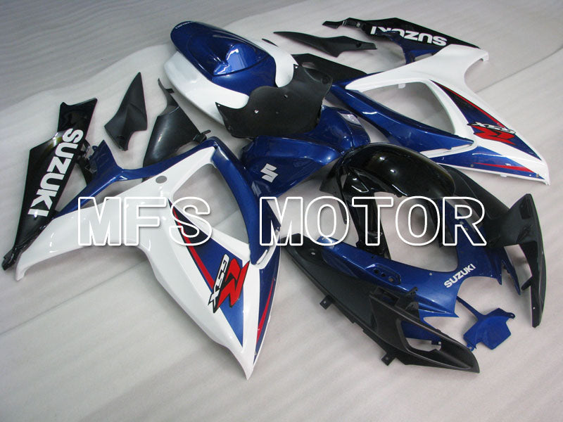 Suzuki GSXR600 GSXR750 2006-2007 Injection ABS Fairing - Factory Style - Blue White - MFS2418 - Fairings Kit