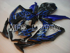 Suzuki GSXR600 GSXR750 2008-2010 Injection ABS Fairing - Flame - Blue - MFS2422 - Fairings Kit