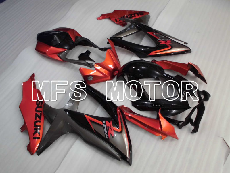 Suzuki GSXR600 GSXR750 2008-2010 Injection ABS Fairing - Factory Style - Black Orange - MFS2426 - Fairings Kit