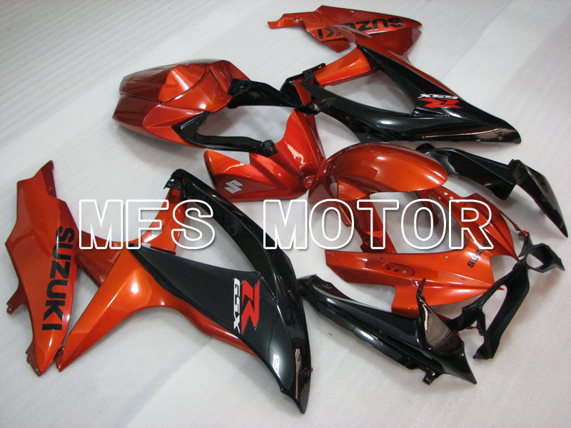 Suzuki GSXR600 GSXR750 2008-2010 Injection ABS Fairing - Factory Style - Black Orange - MFS2436 - Fairings Kit