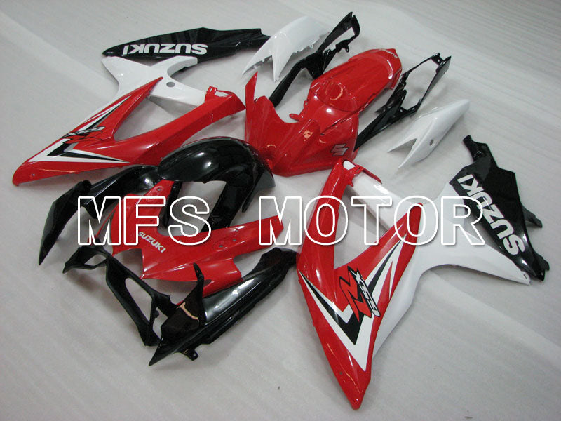 Suzuki GSXR600 GSXR750 2008-2010 Injection ABS Fairing - Factory Style - Black Red White - MFS2437 - Fairings Kit