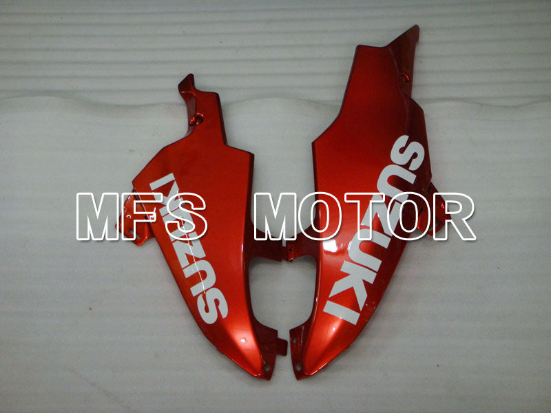 Suzuki GSXR600 GSXR750 2008-2010 Injection ABS Fairing - Flame - Black Red - MFS2442 - Fairings Kit