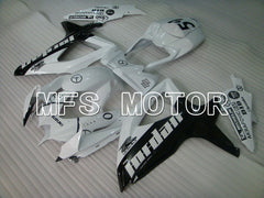 Suzuki GSXR600 GSXR750 2008-2010 Injection ABS Fairing - Jordan - Black White - MFS2449 - Fairings Kit