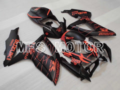 Suzuki GSXR600 GSXR750 2008-2010 Injection ABS Fairing - Corona - Black Orange - MFS2451 - Fairings Kit