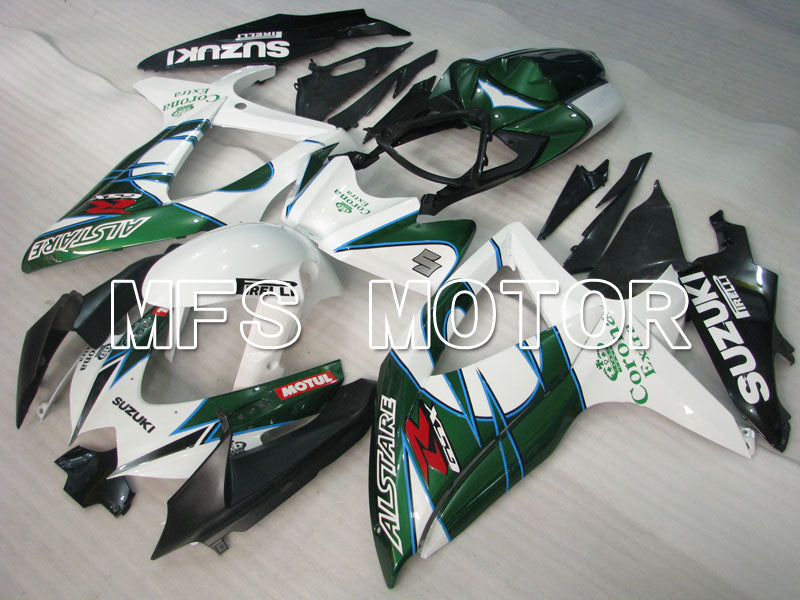 Suzuki GSXR600 GSXR750 2008-2010 Injection ABS Fairing - Corona - White ArmyGreen - MFS2468 - Fairings Kit