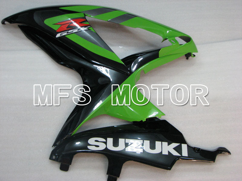 Suzuki GSXR600 GSXR750 2008-2010 Injection ABS Fairing - Factory Style - Black Green - MFS2474 - Fairings Kit
