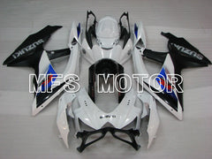 Suzuki GSXR600 GSXR750 2008-2010 Injection ABS Fairing - Factory Style - Black White - MFS2477 - Fairings Kit
