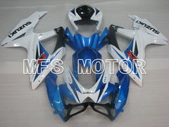 Suzuki GSXR600 GSXR750 2008-2010 Injection ABS Fairing - Factory Style - Blue White - MFS2481 - Fairings Kit