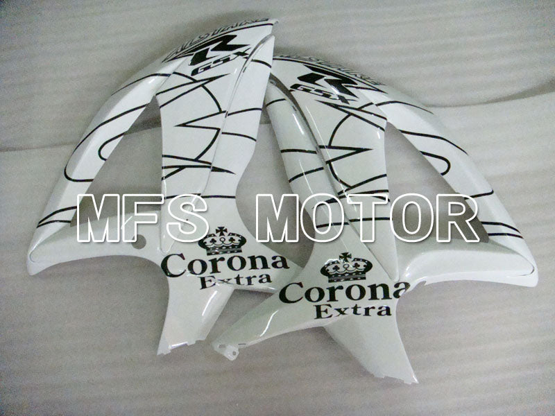 Suzuki GSXR600 GSXR750 2008-2010 Injection ABS Fairing - Corona - Black White - MFS2484 - Fairings Kit