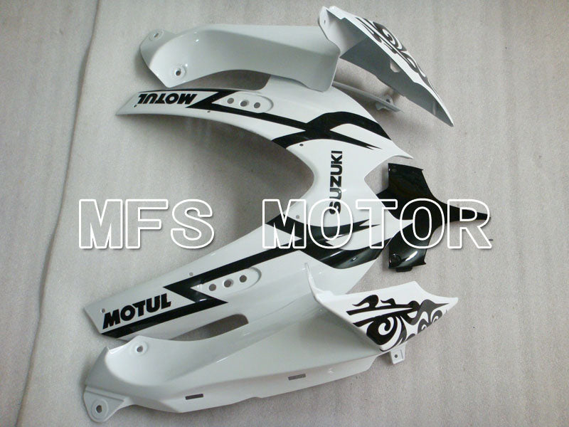 Suzuki GSXR600 GSXR750 2008-2010 Injection ABS Fairing - Corona - Black White - MFS2486 - Fairings Kit