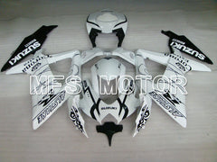 Suzuki GSXR600 GSXR750 2008-2010 Injection ABS Fairing - Corona - Black White - MFS2486 - Fairings Kit