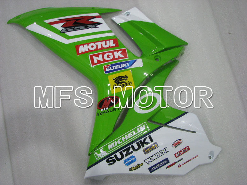 Suzuki GSXR600 GSXR750 2011-2024 Injection ABS Fairing - MOTUL - Green White - MFS2495 - Fairings Kit