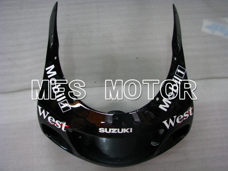 Suzuki GSXR750 1996-1999 ABS Fairing - West - Black White - MFS6873 - Fairings Kit