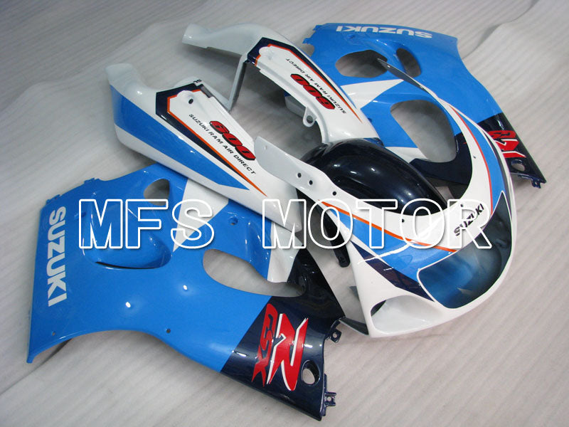 Suzuki GSXR750 1996-1999 ABS Fairing - Factory Style - Blue White - MFS6874 - Fairings Kit