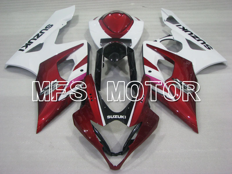Suzuki GSXR1000 2005-2006 Injection ABS Fairing - Factory Style - Red White - MFS2657 - Fairings Kit
