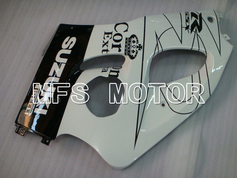 Suzuki GSXR600 1997-2000 ABS Fairing - Corona - Black White - MFS2569 - Fairings Kit