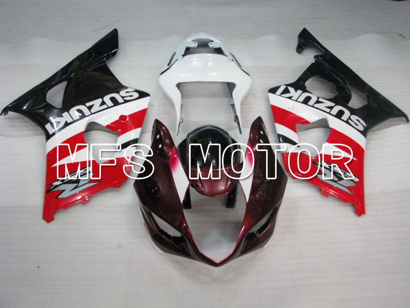 Suzuki GSXR1000 2003-2004 Injection ABS Fairing - Factory Style - Black Red White - MFS2600 - Fairings Kit