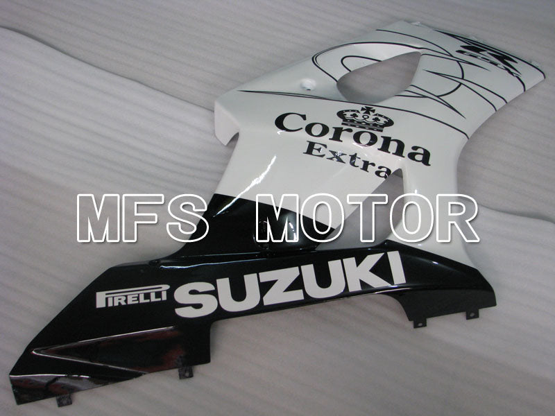 Suzuki GSXR1000 2003-2004 Injection ABS Fairing - Conora - Black White - MFS2613 - Fairings Kit