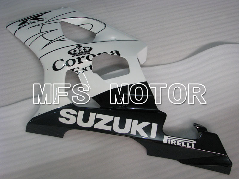 Suzuki GSXR1000 2003-2004 Injection ABS Fairing - Conora - Black White - MFS2613 - Fairings Kit