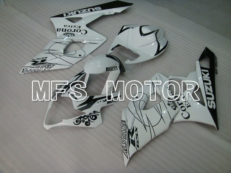 Suzuki GSXR1000 2005-2006 Injection ABS Fairing - Black White - Corona - MFS2618 - Fairings Kit