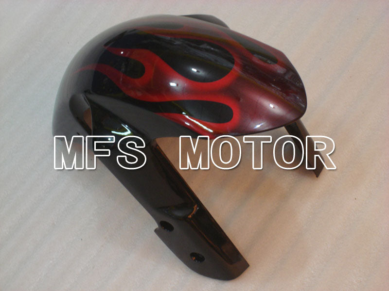 Suzuki GSXR1000 2005-2006 Injection ABS Fairing - Flame - Black Red - MFS2625 - Fairings Kit