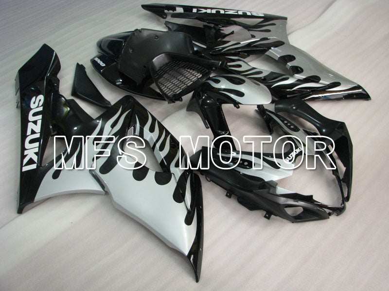 Suzuki GSXR1000 2005-2006 Injection ABS Fairing - Flame - Black Silver - MFS2627 - Fairings Kit
