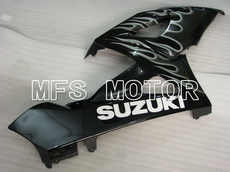 Suzuki GSXR1000 2005-2006 Injection ABS Fairing - Flame - Black Silver - MFS2628 - Fairings Kit