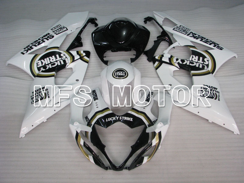 Suzuki GSXR1000 2005-2006 Injection ABS Fairing - Lucky Strike - Black White - MFS2631 - Fairings Kit