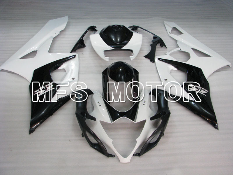 Suzuki GSXR1000 2005-2006 Injection ABS Fairing - Factory Style - Black White - MFS2646 - Fairings Kit