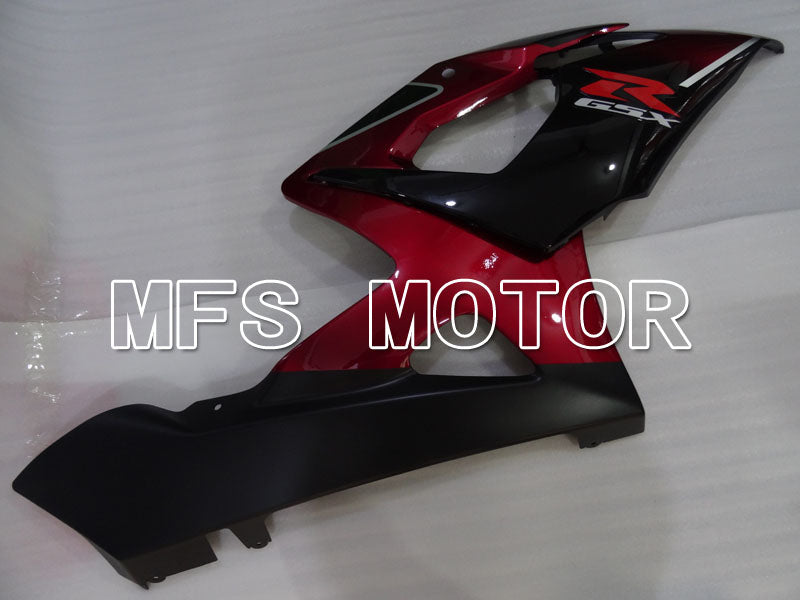 Suzuki GSXR1000 2005-2006 Injection ABS Fairing - Factory Style - Black Red - MFS2661 - Fairings Kit