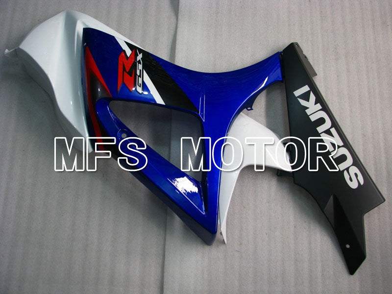 Suzuki GSXR1000 2007-2008 Injection ABS Fairing - Factory Style - White Blue - MFS2679 - Fairings Kit