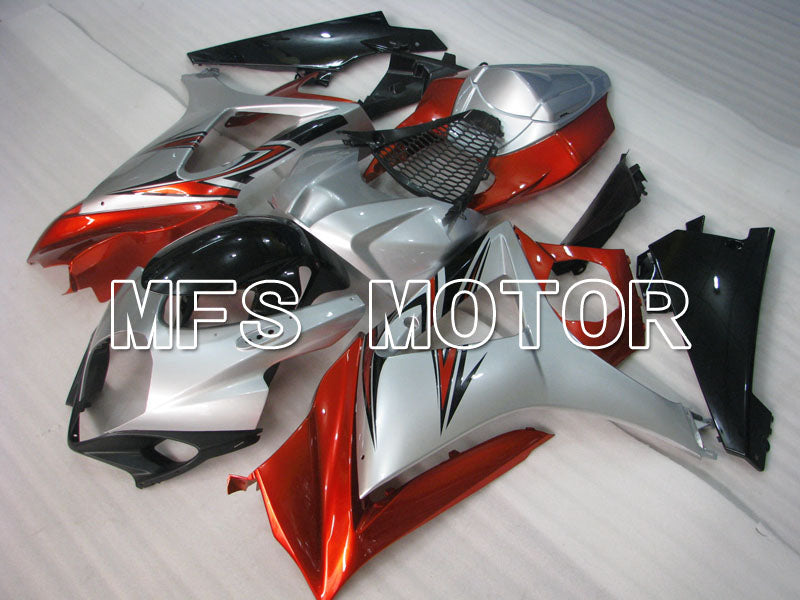 Suzuki GSXR1000 2007-2008 Injection ABS Fairing - Factory Style - Red Silver - MFS2685 - Fairings Kit
