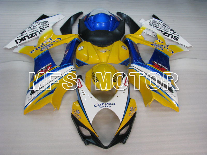 Suzuki GSXR1000 2007-2008 Injection ABS Fairing - Corona - Blue Yellow - MFS2689 - Fairings Kit
