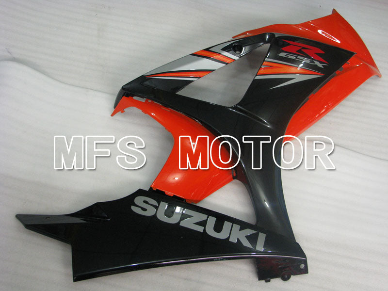 Suzuki GSXR1000 2007-2008 Injection ABS Fairing - Factory Style - Black Orange - MFS2697 - Fairings Kit