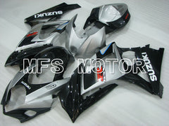Suzuki GSXR1000 2007-2008 Injection ABS Fairing - Factory Style - Black Silver - MFS2700 - Fairings Kit