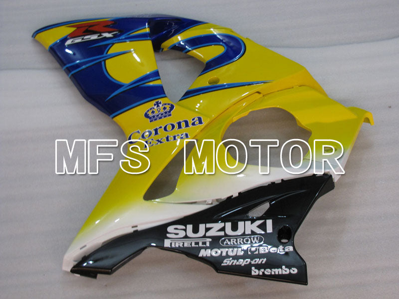 Suzuki GSXR1000 2009-2016 Injection ABS Fairing - Corona - Yellow Blue - MFS2714 - Fairings Kit