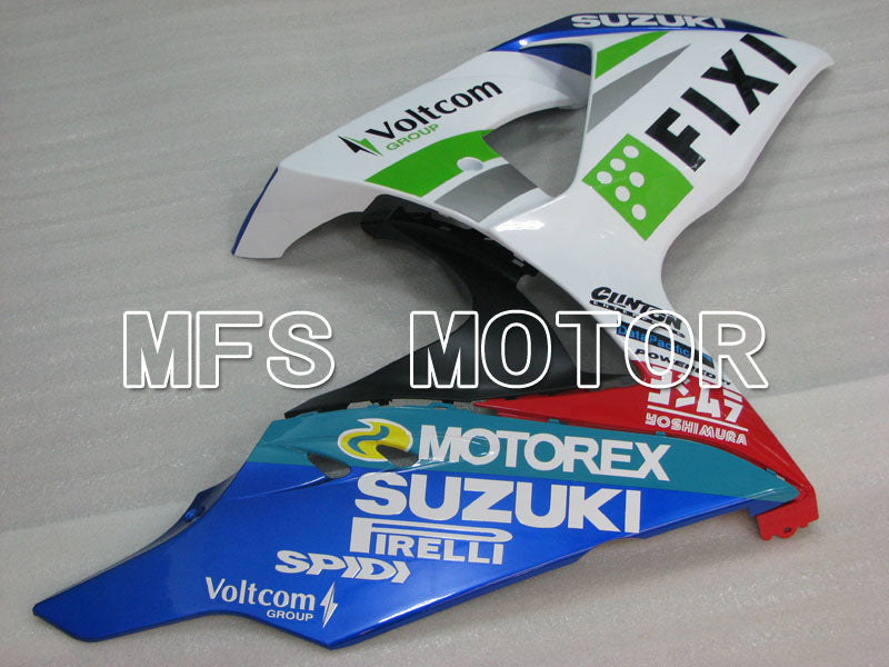 Suzuki GSXR1000 2009-2016 Injection ABS Fairing - FIXI - White Blue - MFS2729 - Fairings Kit