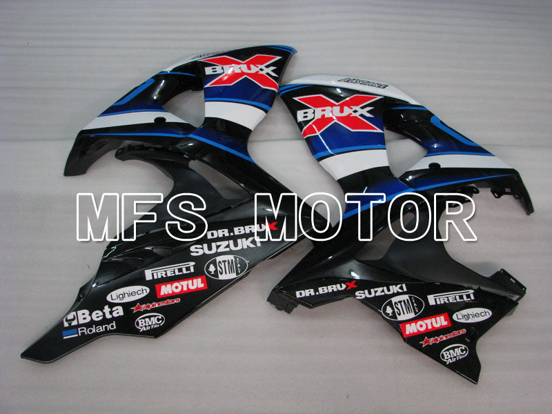 Suzuki GSXR1000 2009-2016 Injection ABS Fairing - BRUX - Black White - MFS2735 - Fairings Kit